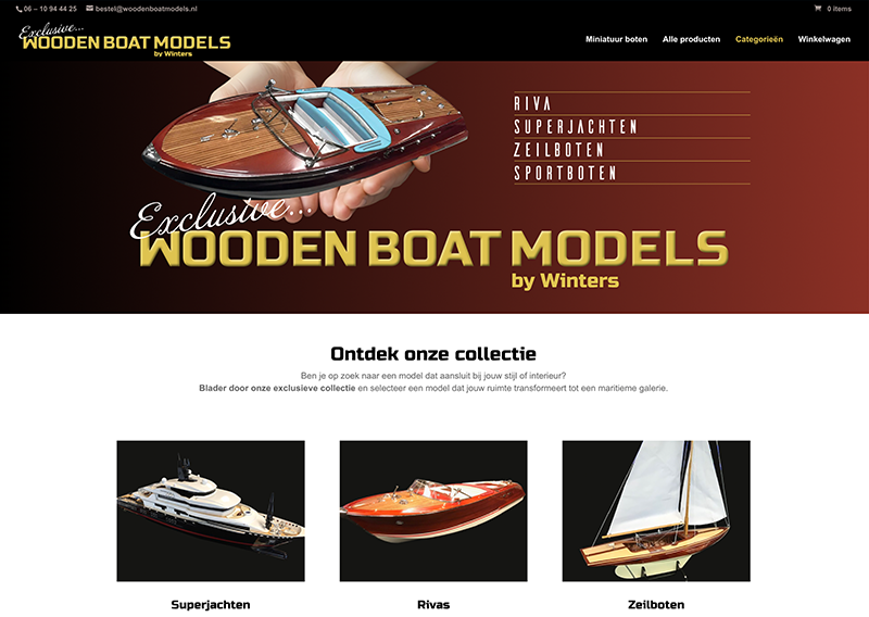 Wooden Boat Models
